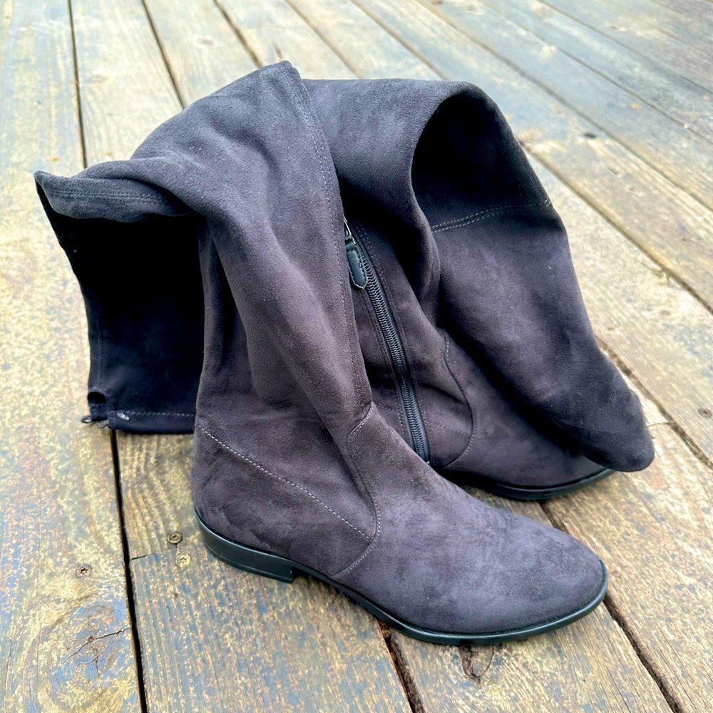 Sam Endelman Over the Knee Brown Boots